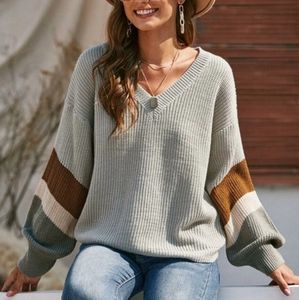 V neck sweater